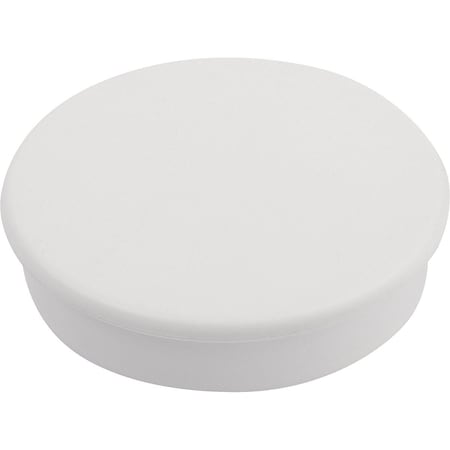 Kipp Magnet Retaining Magnet H=7 Hard Ferrite, Round, Comp:Plastic, Comp:White, D=16 K1398.161